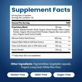 Suplemento Nutricional Well Of Life ParaPurify 120 Cpsulas Veganas                                                                                    