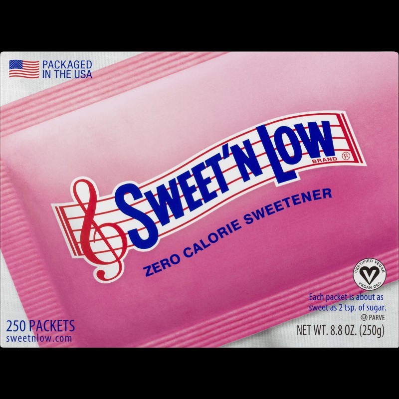 Sweet'N Low Zero Calorie Sweetener, 250 count, 8.8 oz