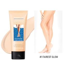 Maquillaje para Piernas, Base de Maquillaje Corporal, Piernas con Aerógrafo de 118 Ml, Loción de Maquillaje para Piernas Cosmético Corporal Ligero par
