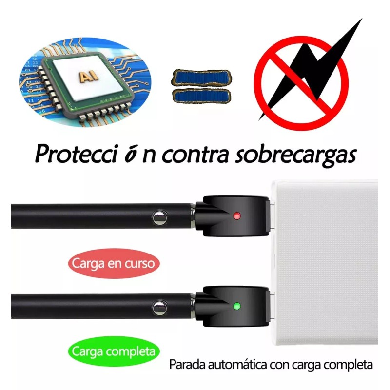 L&T Cargador Usb Para Ego510 Universal Conector Roscado Cargador