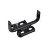 AKF Complete Luggage Rack Black with Backing Long Support Bar