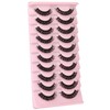 Newcally Lashes Nautral Look False Eyelashes Russian Strip Lashes Mink