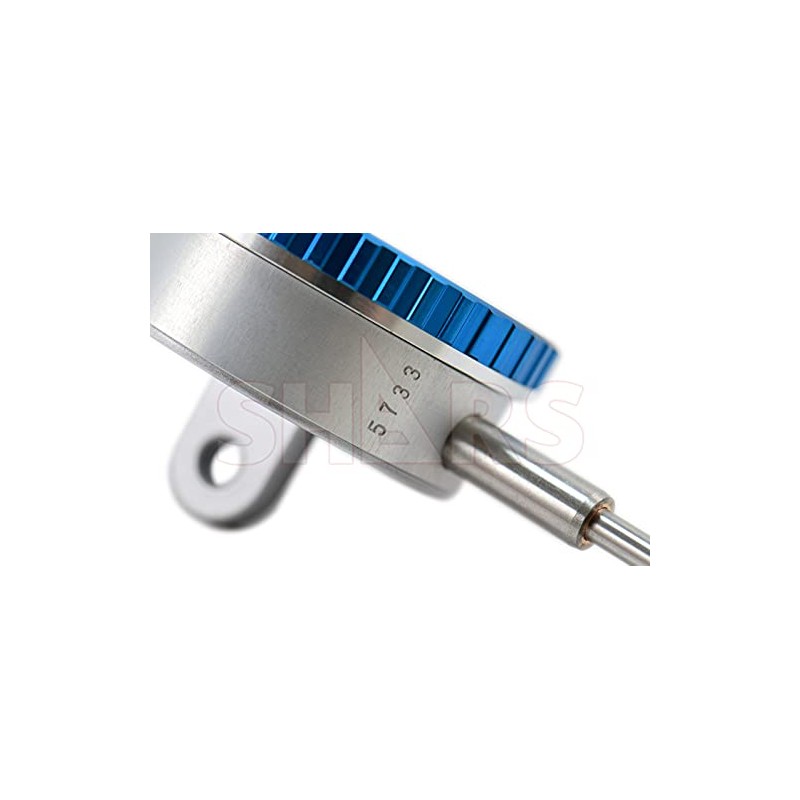 Shars High Precision Dial Indicator White, 0-10mm x .01mm 303-3110