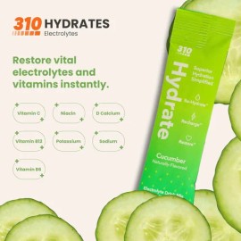 310 Nutrition Electrolitos Sin Azúcar 310 Nutrition Pepino                                                                                            