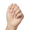Uñas Punta Francesa Estilo Natural Coffin KISS Press On imPRESS