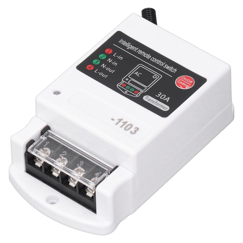 Remote Control Switch 30A Relay 3km Control Range Wireless Remote