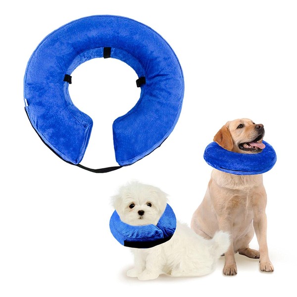 QEEQPF Inflatable Pet Cover Washable Protective Collar for Small Dogs