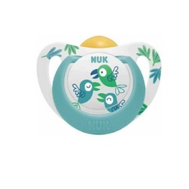 Nuk Orthodontic Pacifier Star Rubber 6-18m 1pc