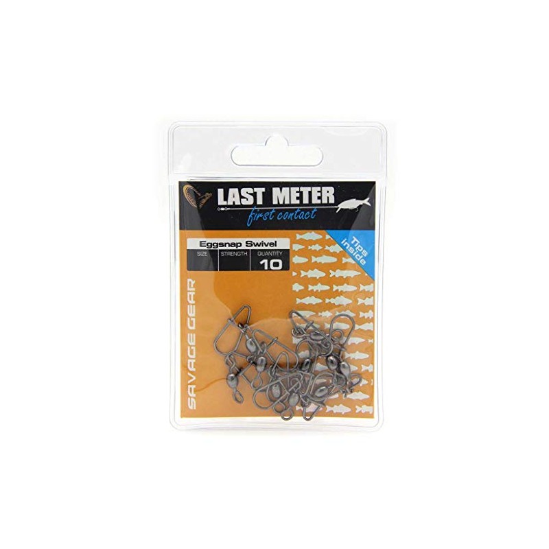Savage Gear Egg Snap Swivel (SML 22KG)