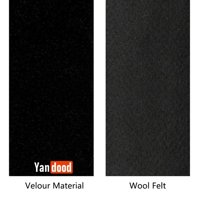 Black Flocking Adhesive Tape 5in x 48ft Projection Screen Felt