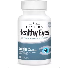 Not Applicable Healthy Eyes with Lutein Tablets, 60 Count, White (27452)