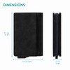 Navaris Pop Up Wallet with Inner Slots - Pop-Up &