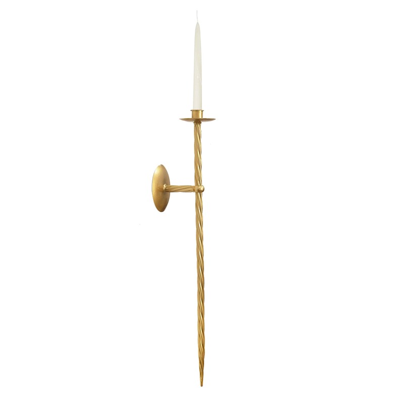 Remenna Large Wall Candle Holder Set of 2 Twisted Candle