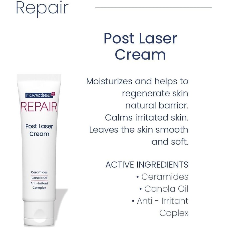 Novaclear Repair Post Laser Cream 40 ML for atfer care