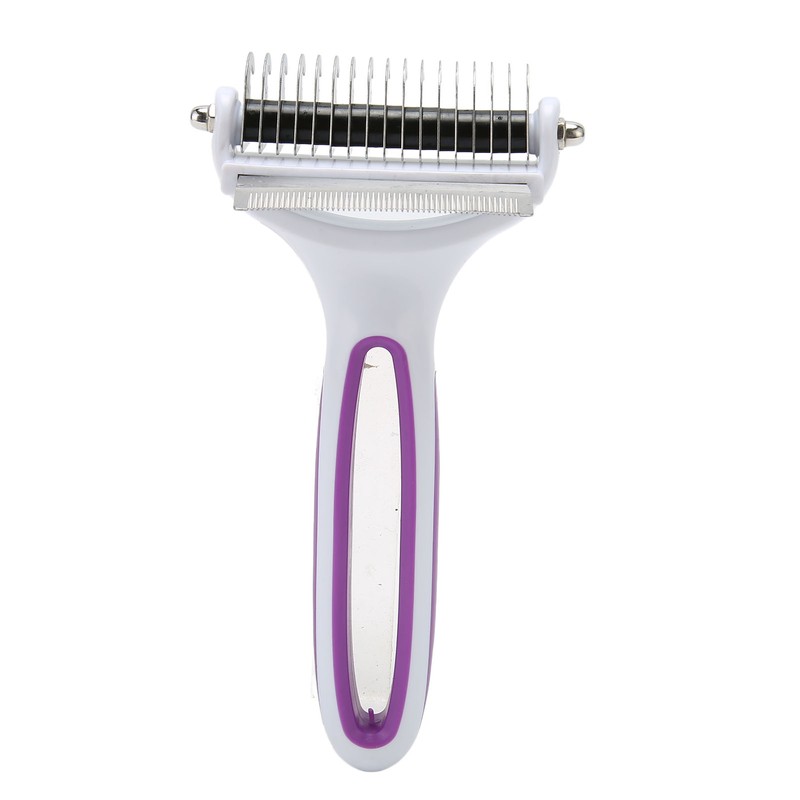 2 in 1 Pet Grooming Brush Washable Pet Dematting Comb