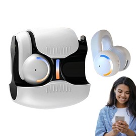 Clip Headphones,Clip On Headphones - Lightweight Noise Reduction Earphones Comfortable for Sports Workouts Workplace Shower Sleeping Game Outdoor