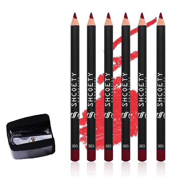 6PCS Matte Lip Liner Set