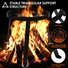 Campfires Tripod Stand Stable Fire Tripod Cast Iron Open Camping