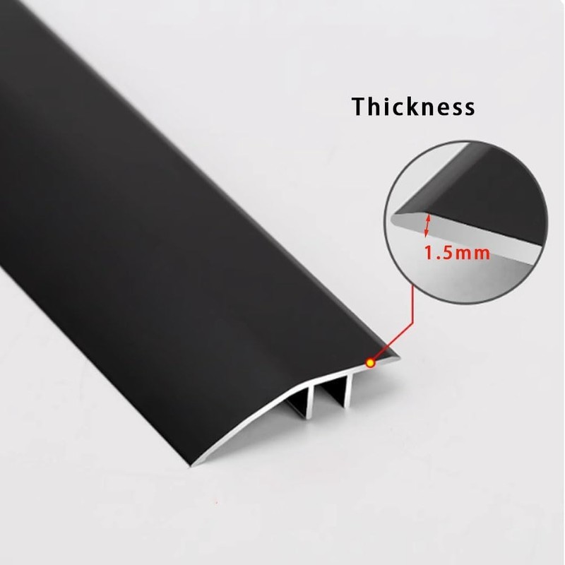Threshold Ramp, Aluminium, Door Threshold, Tension Strap, Transition Profile, Suitable