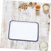 MOKKHNB Enamel Roasting Baking Dish Heat Resistant Oven Tray for