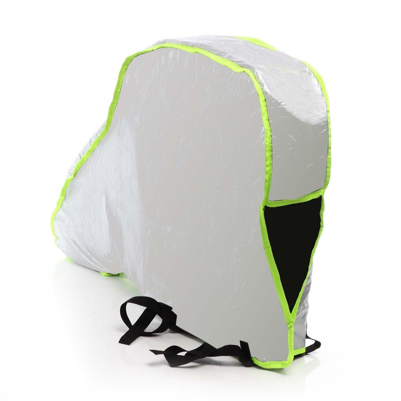Wiltec Drawbar Cover, Silver, 95 x 61 x 15 cm,