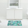Geometry Printing Non slip Water Absorbent Mat Pad Bathroom Kitchen