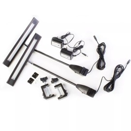 LEDUPDATES 2 pcs set Trade show LED Light for Exhibit backdrop display UL Power supply