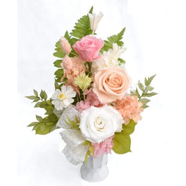 Preserved Buddha Flower with Yuzu Rose, 1 Piece, Preserved Flower, Mermaid, Preserved Buddhist Flower, Offering, Obon Festival, First Bon Festival, Autumn, Higashigan