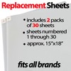 StepNGrip Basketball Volleyball Sticky Pad Replacement Sheets, Universal Fit All