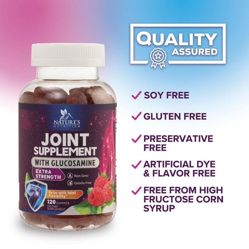 Joint Support Gummies Glucosamine Plus Vitamin E - Nature's Joint