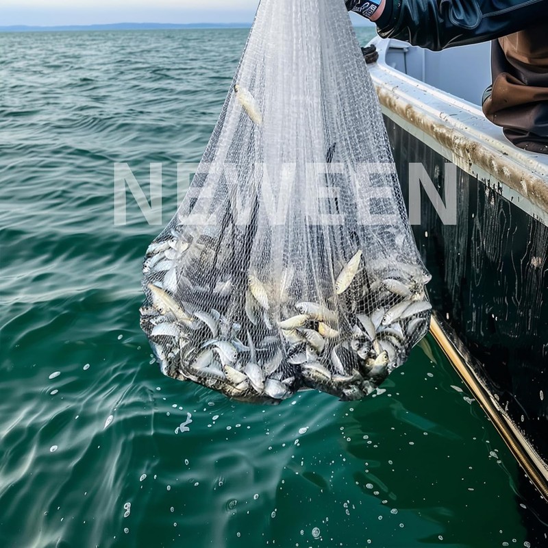 Red de pesca Neween de 6 pies con trampa para