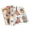 Capybara Spiral Notebooks, 4 Packs 5.5" x 8.3" A5 Wirebound