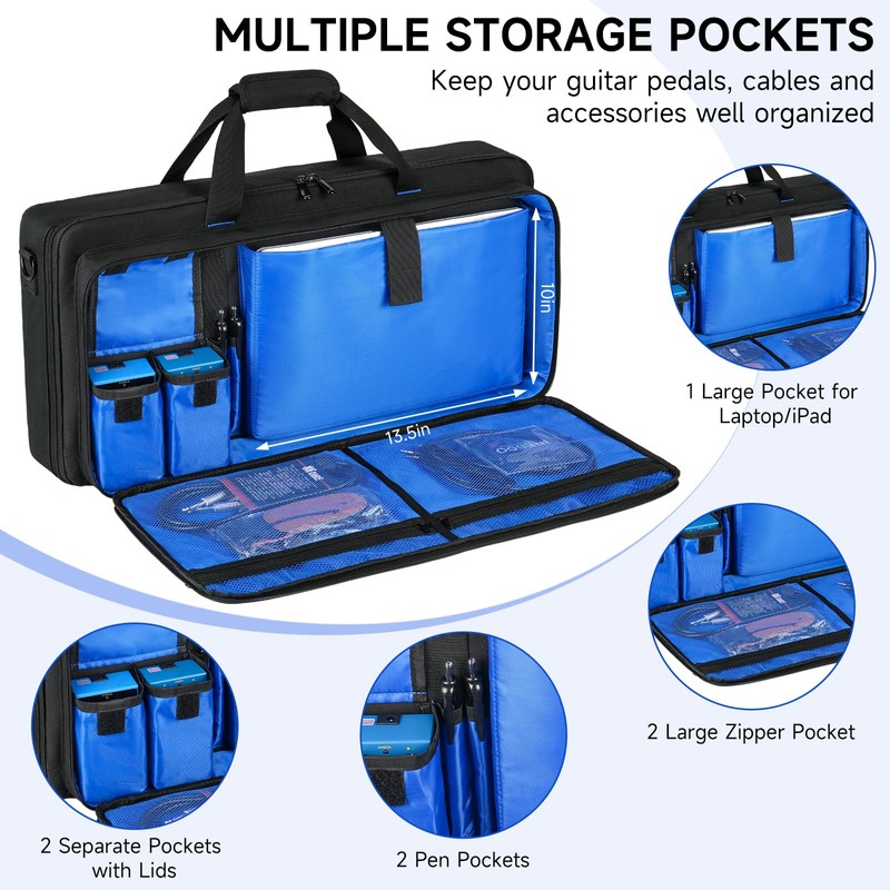 Carrying Bag Compatible with Boss ME-90/GT-1000/GX-100/ME-80 Guitar Multi effects Pedal,Guitar