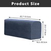 Niuoppy 4Pcs Armchair Covers Protectors Slipcover, Sofa Arm Covers Anti-Slip,