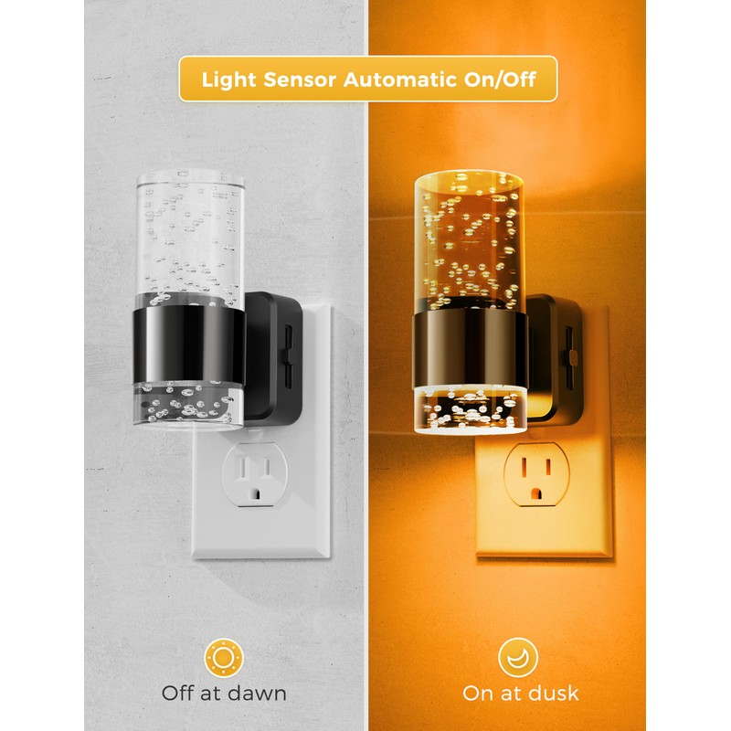 L LOHAS LED Night Light,Dimmable Night Lights Plug into Wall,