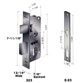 Papaiz KEY & TURN  Bright Brass Papaiz 323 C-400/55 E-23 MZ-35LT3 Lock Part:PAPMZ-35L