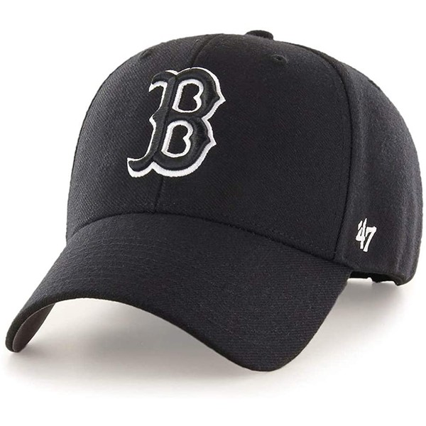 '47 Brand Boston Red Sox MVP Dad Hat Cap MLB Black/White