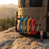 FresKaro 5pack Carabiner Keychain Clip Heavy Duty, Small Sturdy Key
