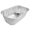 Handi-Foil 1 lb. Aluminum Foil Mini-Loaf/Bread Pan - Disposable Tins