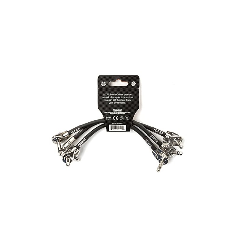 MXR Cable de conexión de 15 cm, paquete de 3