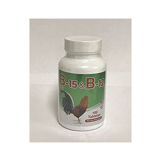 B-12 and B-15 for Roosters - 100 Tablets
