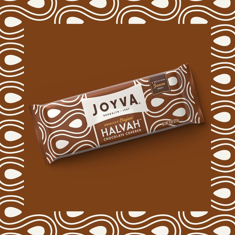 Joyva Halvah chocolate Covered, 8 oz