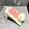 Cute Cat Drain Soap Holder - Self Draining Plastic Soap