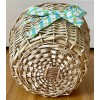 CELEBRATE IT 10" EASTER HOLIDAY BASKET (TEAL,GREEN,OR