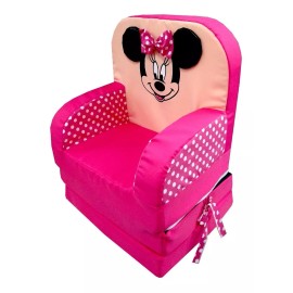 SD Asiento Infantil Sillon Cama Sofa Individual Niños Minnie Rs
