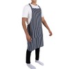 Alanna Jones Striped Unisex Adjustable Apron with Pockets - Cotton