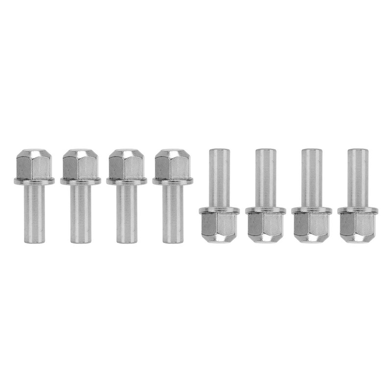 8 Pcs RC Wheel Hub Extension Nut Stainless Steel High