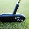 Peter-Putter Golf Putter - Aluminum Head and Chrome Stepless Shaft