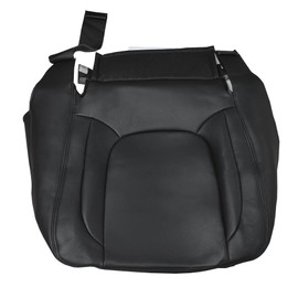 Zieichy Passenger Side Bottom Replacement Leather Seat Cover Black Compatible with Dodge Ram 1500 2500 3500 SLT 2003 2004 2005