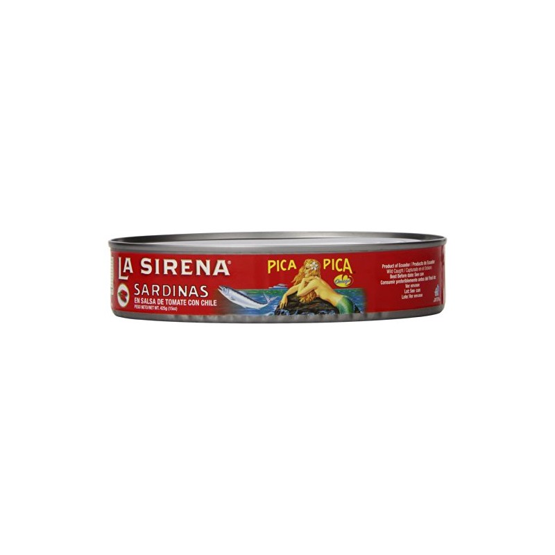 La Sirena Sardines Pica Pica in Oval Can, 15 oz